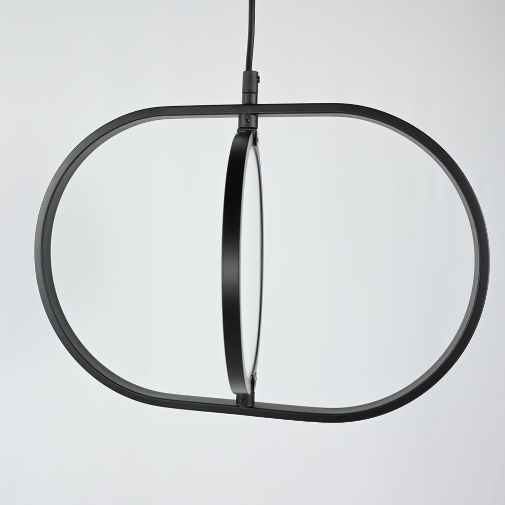 Подвесной светильник ARVET горизонтальный Черный