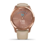 Часы для фитнеса Garmin vivomove Luxe розовое золото PVD 18K, 010-02241-21