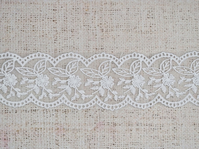 Вышивка на сетке, ш. 6,5 см