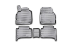 Коврики Standard, в салон RENAULT Scenic (II) 2003-2009, 5 шт. (полиуретан, чёрные) Element.NLC.41.09.210