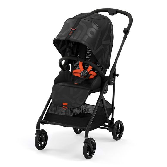 Детская коляска Cybex Melio 2 в 1 Street Real Black