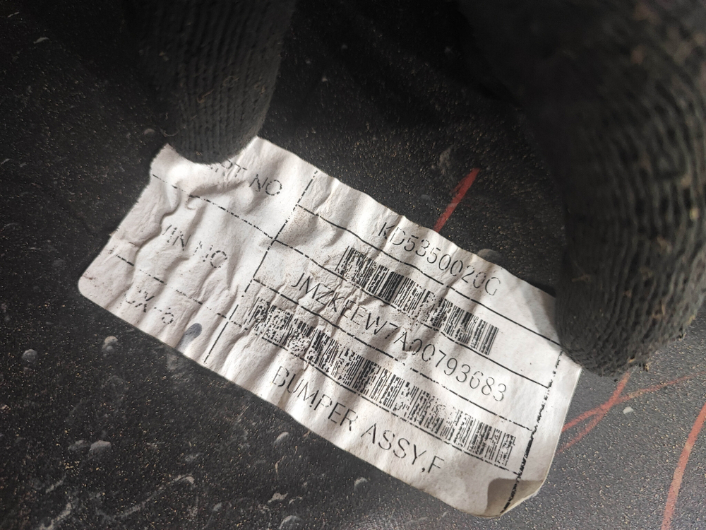 Бампер передний Mazda CX-5 2 (KF) 17-21 Б/У Оригинал KF1B50031E8P