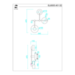 SL6005.401.02 Светильник настенный ST-Luce Черный/Дымчатый, Прозрачный LED 2*3W 3000K