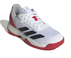 Детские теннисные кроссовки Adidas Courtflash K - White