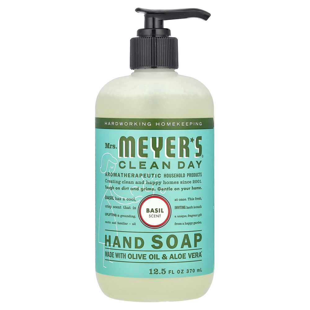 Mrs. Meyers Clean Day, Мыло для рук, с запахом герани, 370 мл (12,5 жидк. унции)