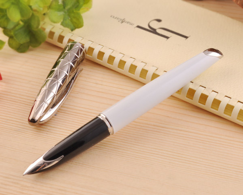 Ручка-роллер Waterman Carene, цвет: Contemporary white ST, стержень: Fblck