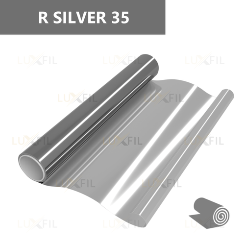Пленка солнцезащитная R SILVER 35 LUXFIL, (рулон)