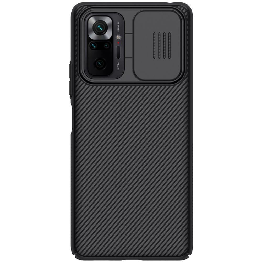 Чехол от Nillkin для Xiaomi Redmi Note 10 Pro и 10 Pro Max с защитной шторкой для камеры, серия CamShield Case