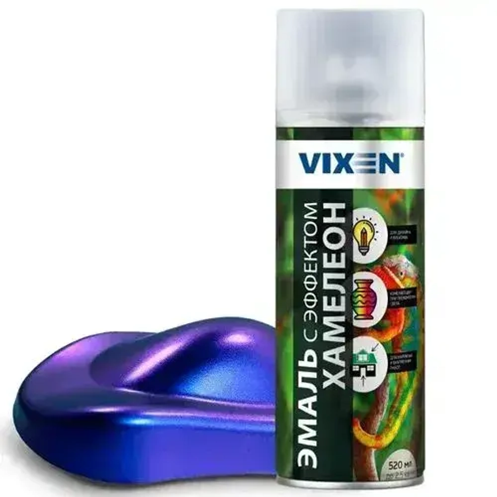 VIXEN Эмаль с эффектом хамелеон "Неоновый космос" 520мл VX-57002