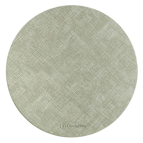 Набор из 4-х сервировочных салфеток leanera, D35 см, мятные