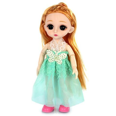 Дом для куклы с куклой и мебелью коробка ABL1014