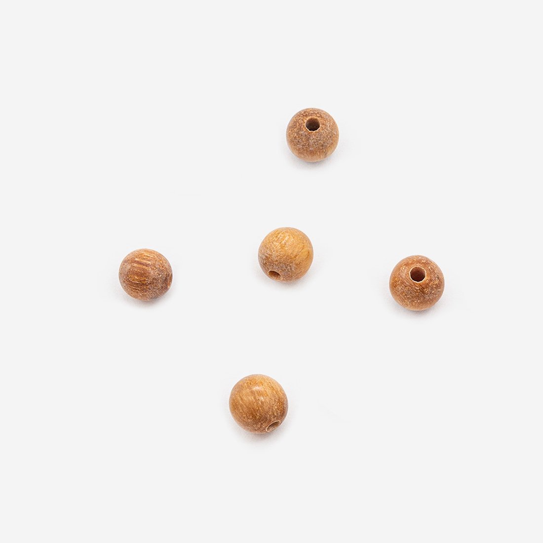 Сандал, бусины в форме шара, 6,2мм