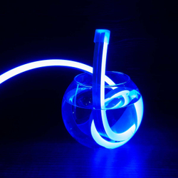 Светодиодная лента гибкий неон LEDbeLED 12V 8x16mm 120 LED/m IP67, зеленый, 4 метра