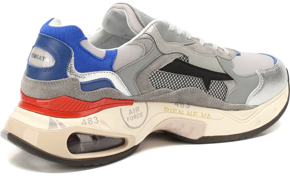 Premiata Sharky 043 Серебристые с синим