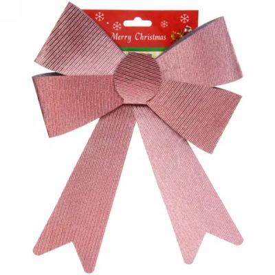 Бант на ёлку «Благородство» 20*30 см, Бордовый