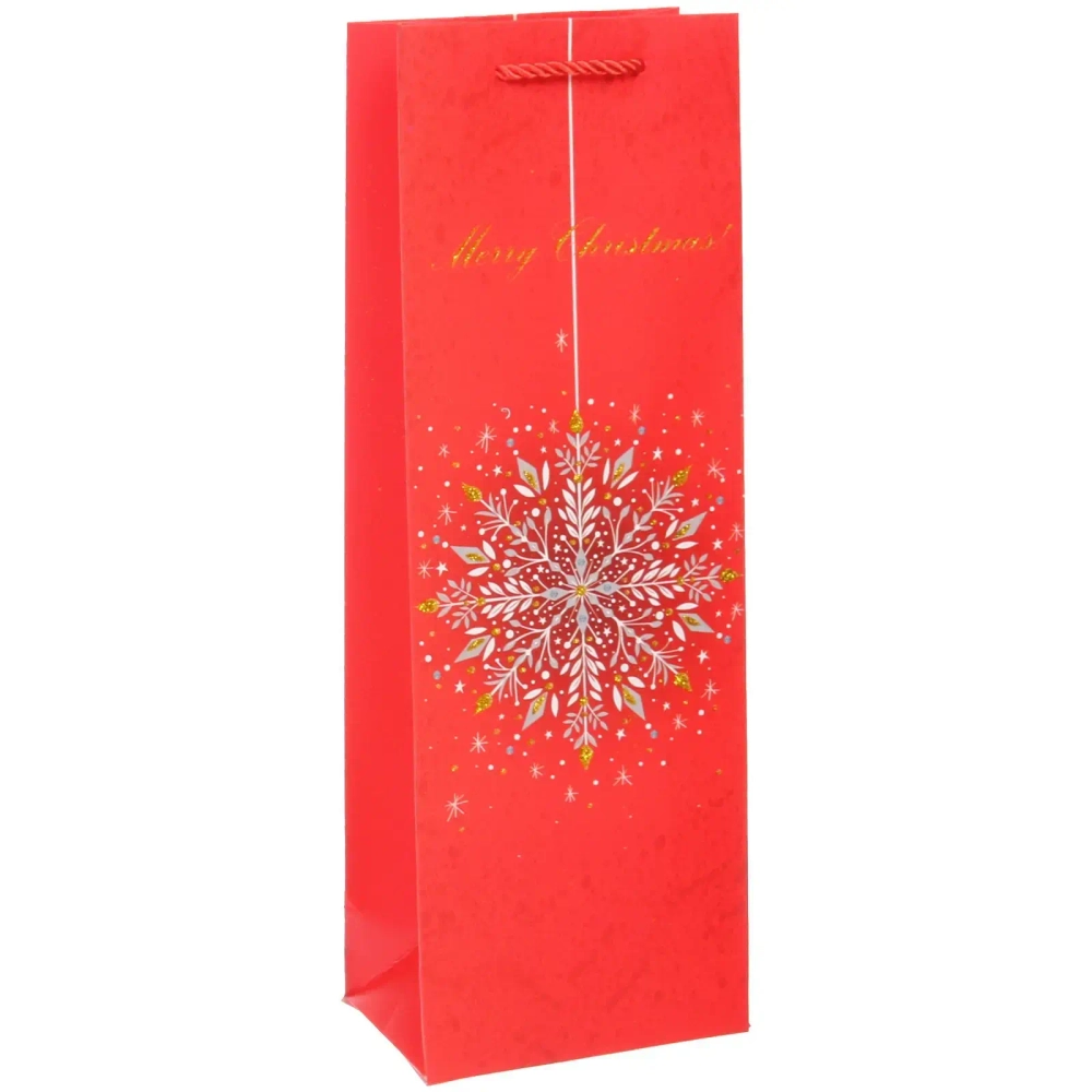 Пакет под бутылку «Зимняя сказка» 36*12,5*8,5 см