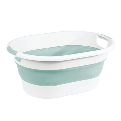 Таз ФЛЕКС 25 л овальный складной с ручками, материал- полипропилен, ТЭП М2517