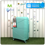 Средний чемодан IMPREZA GRAPHIC с расширителем, Мятный