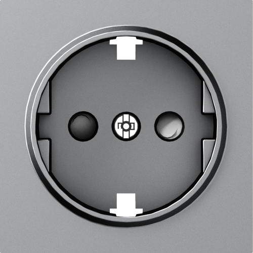 Накладка для розетки Schuko с заземлением, со шторками 16A 250 В~, серия A07