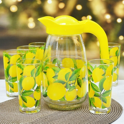 Набор для воды 7 предметов "Лимоны"