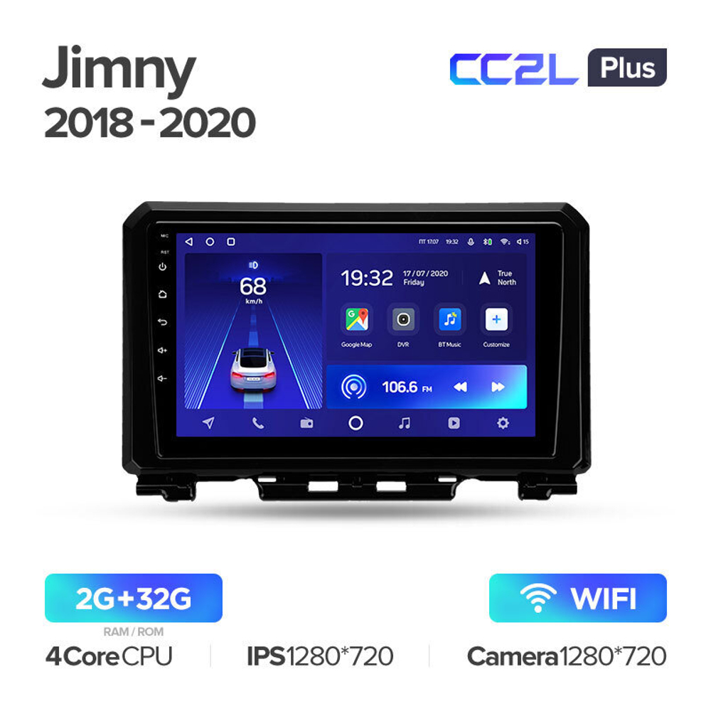 Teyes CC2L Plus 9" для Suzuki Jimny 2018-2020