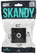 SKANDY Розетка TV оконечная SK-A12Bl черный IEK
