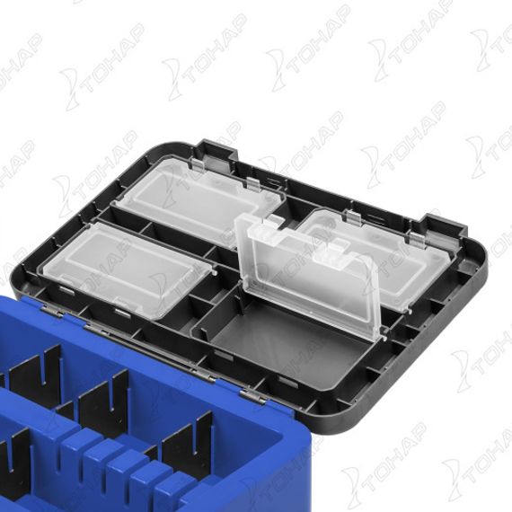 Ящик рыболовный зимний серый/синий (HS-IB-19-GB) Helios