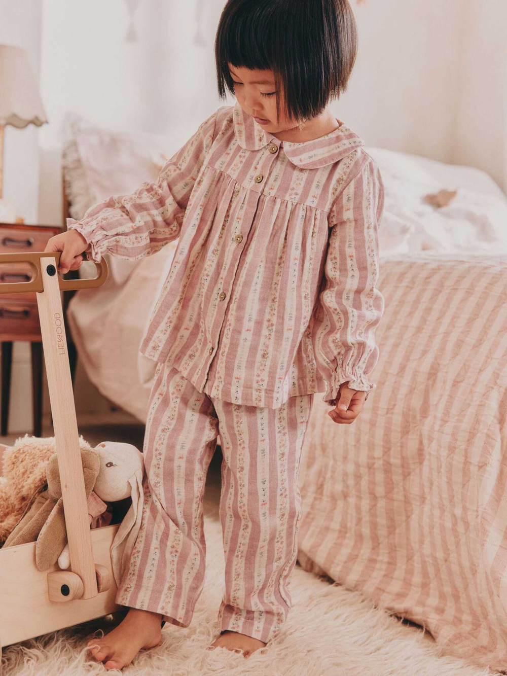 Пижама для девочки Next AC0-789, Розовый