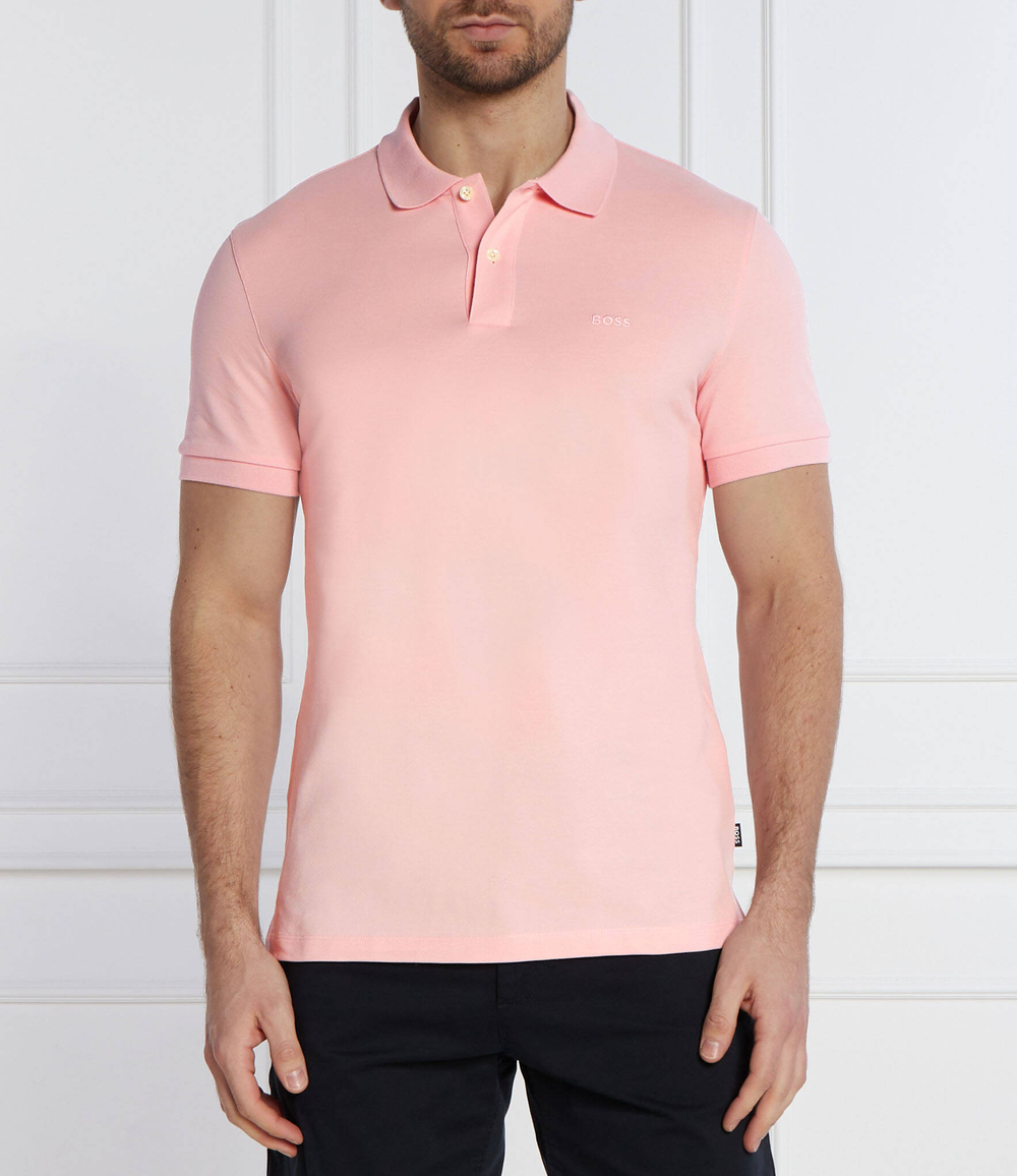 Поло Pallas BOSS BLACK - пудрово-розовый(50468301)