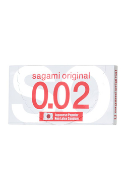 SAGAMI Original 002 Полиуретановые презервативы 0,02 мм 2шт