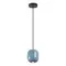 5053/1B PENDANT ODL24 447 черный/голубой/металл Подвес GU10 LED 4W OVALI