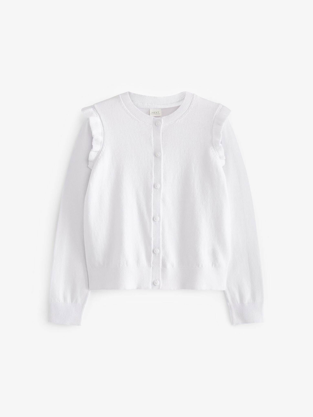 Кардиган школьный для девочки Next C75-780, Белый