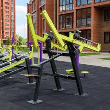 Force-2807 Уличный тренажер Верхняя тяга с переменной нагрузкой ZAVODSPORTA