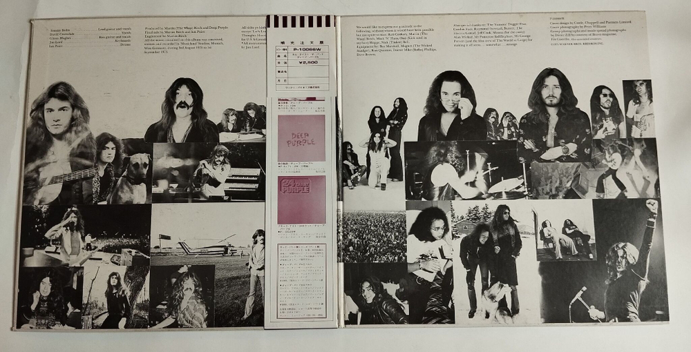 Винтажная виниловая пластинка LP Deep Purple Come Taste The Band (Japan 1975) (Obi) (NM)