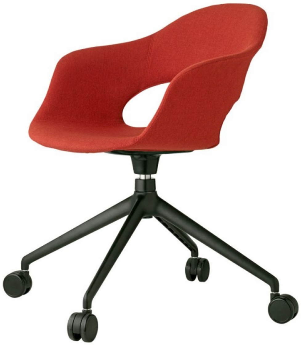 Кресло офисное с обивкой Scab Design Lady B Pop, черный, красный