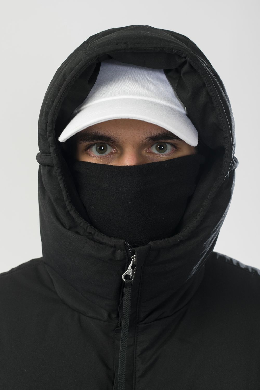 Пуховик CODERED Puffed Long Черный