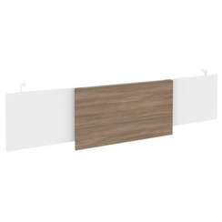 Onix Direct Царга стола руководителя O.M-CSR-6 Белый Бриллиант/Дуб Аризона/Металл Белый 1740*450*54