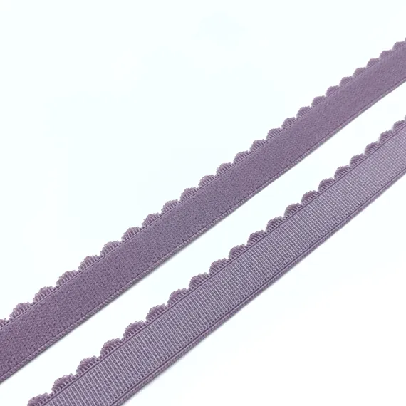 Резинка отделочная лавандово-серая 15 мм (цв. 620), 605/15