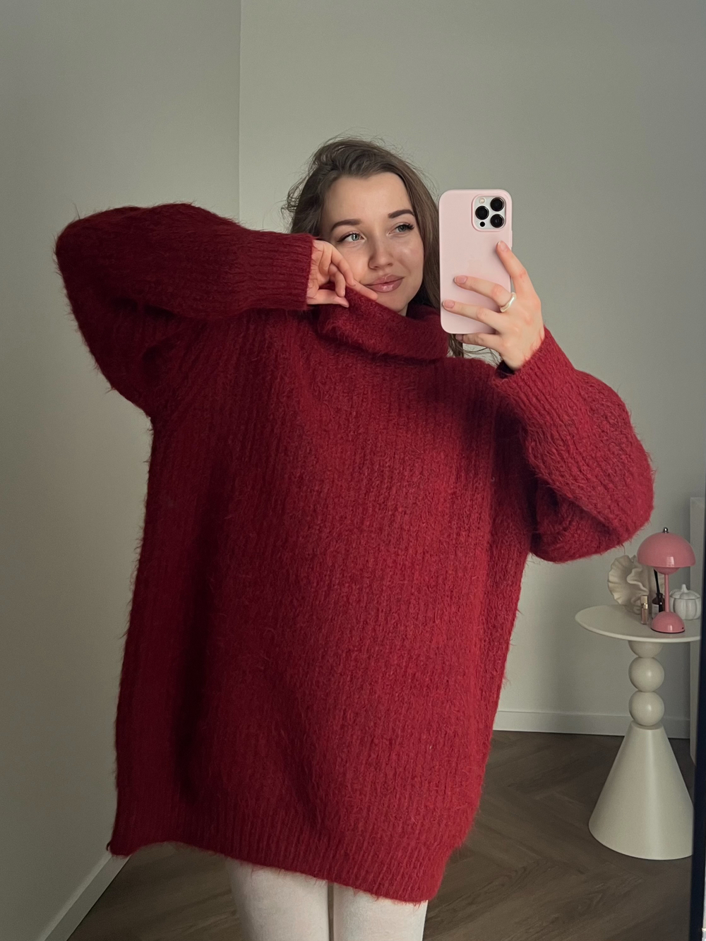 Свитер Альма красный