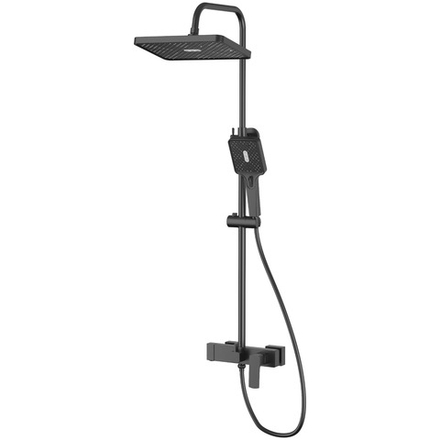 Стойка душевая со смесителем HAIBA HB24512-7 черный