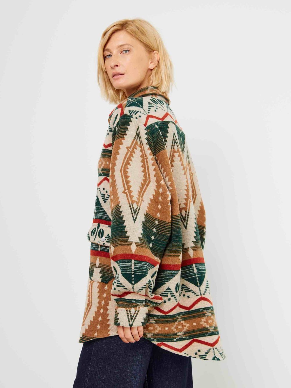 Рубашка Kefirmaykifer Оверсайз Этно скандинавия