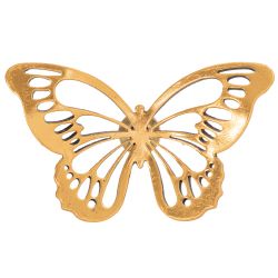 Ручка мебельная Бабочки 90 Амбер