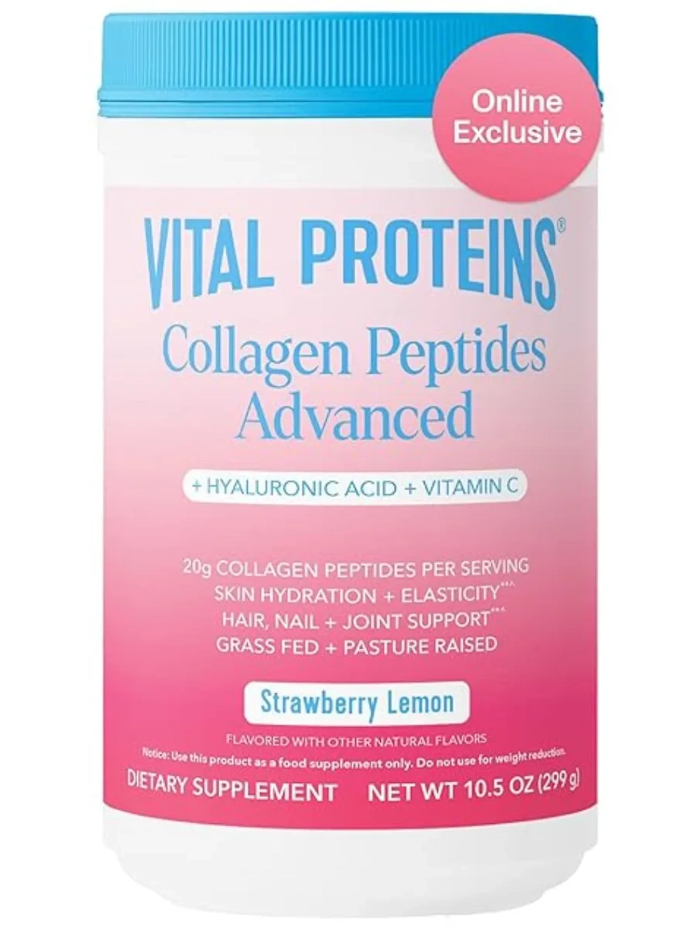 Коллаген улучшенная формула клубника-лимон 299 г