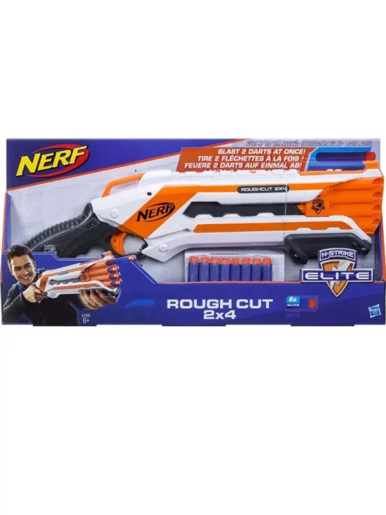 Детское игрушечное оружие Бластер Нерф Элит Elite Rough Cut