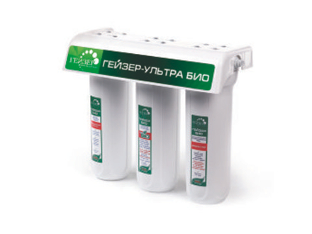 Фильтр Гейзер Ультра Био 431(для очень жесткой воды, Арагон Ж Био2, БС, дисраптор)