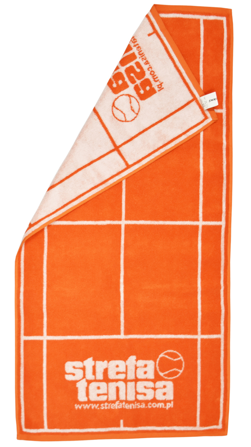 Полотенце теннисноеStrefa теннисa Towel Court&Logo - Оранжевый