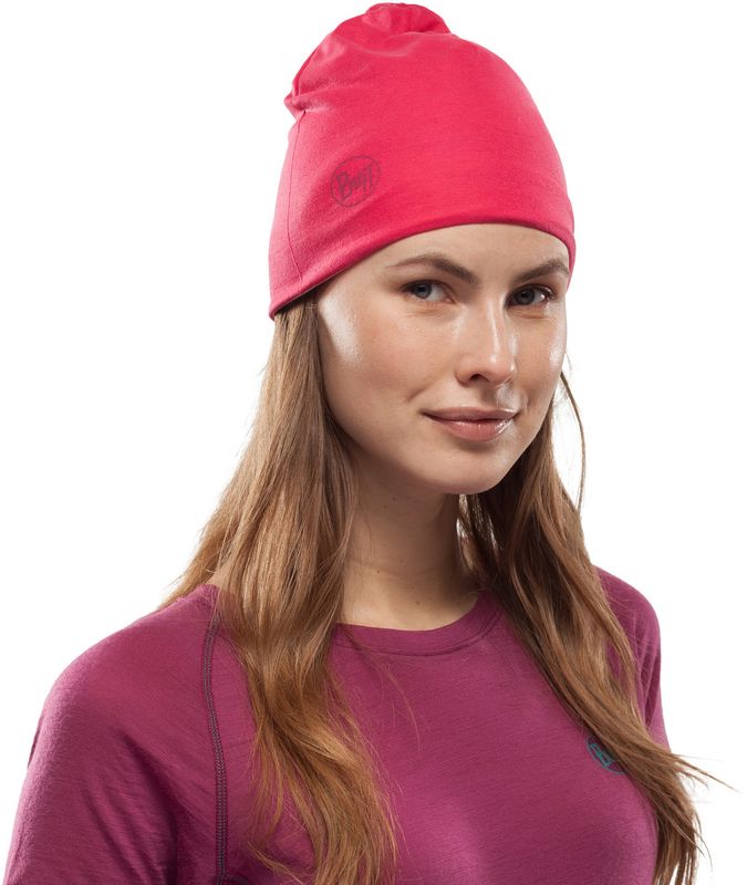 Двухслойная полиэстровая шапка Buff Hat reversible polyester Ray Rose Pink Фото 3