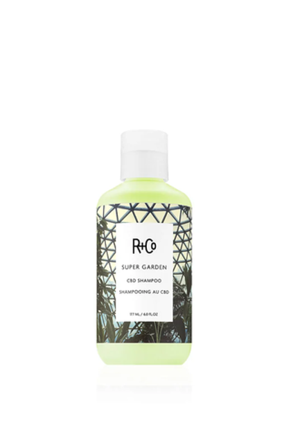 R+Co SUPER GARDEN CBD Shampoo/ДИВНЫЙ САД успокаивающий шампунь, 177 мл
