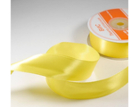 Лента атласная 25 мм. желтая