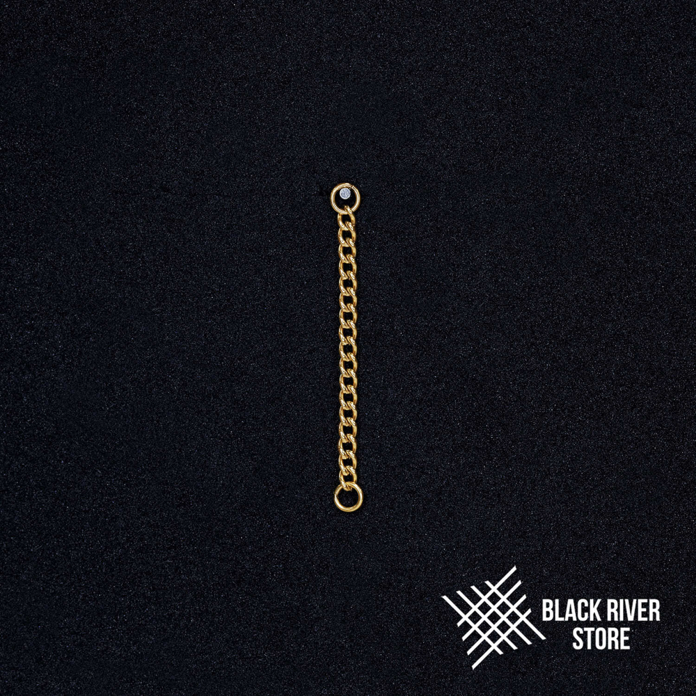 Titanium Chain IG Curb PVD Yellow 2.1мм